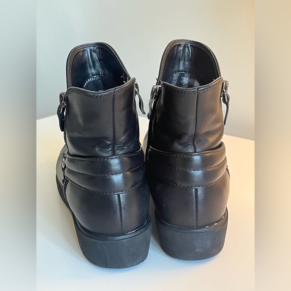 Ara Luftpolster Black Flat Ankle Boots, Size shows -6 - Picture 5 of 12